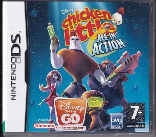 Disneys Chicken Little Ace in Action - Nintendo DS (A Grade) (Genbrug)
